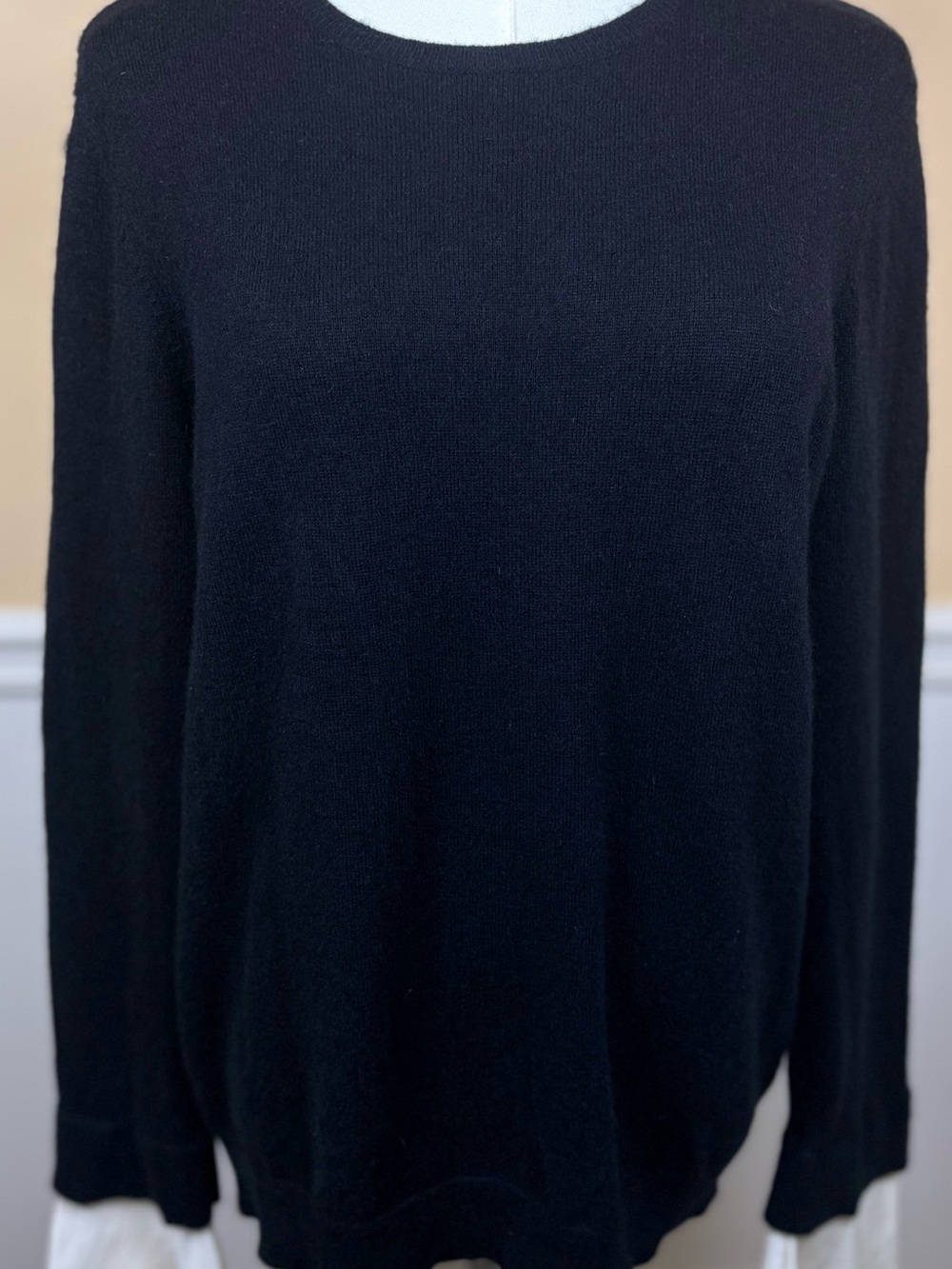 Ralph Lauren Black Scoop Neck Sweater